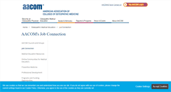 Desktop Screenshot of jobs.aacom.org